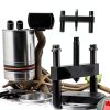 RACTOP Cylinder Liner Press – Steel, Black Anodized, Fits Cummins ISX-5