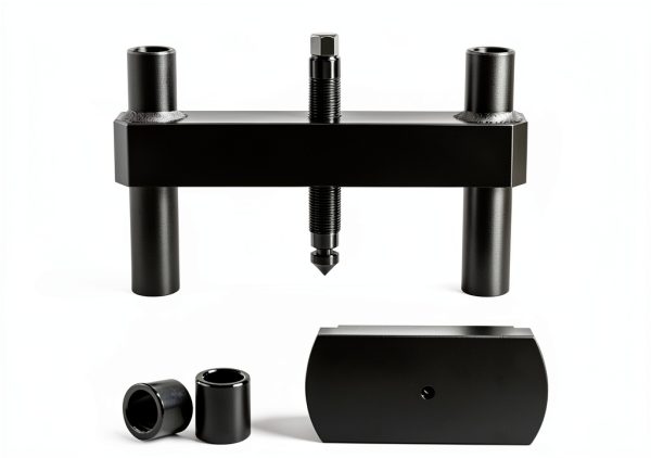RACTOP Cylinder Liner Press – Steel, Black Anodized, Fits Cummins ISX-0
