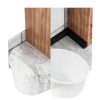 1/2 Inch Quarter Round Molding WURJHSONG Peel and Stick Black 79in-4