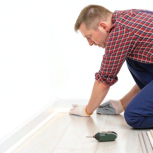 LED Baseboard Molding 12 Pcs 2.6ft White - Briwooody Classic Size 12-5