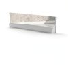 Flexible Quarter Round Molding, Peel and Stick, Corner Molding Trim, Waterproof Rubber Edge Molding Quadrilateral Trim for Wall Corner Countertops, 0.7×0.7 (White 39Inch)-1
