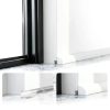 Flexible Quarter Round Molding, Peel and Stick, Corner Molding Trim, Waterproof Rubber Edge Molding Quadrilateral Trim for Wall Corner Countertops, 0.7×0.7 (White 39Inch)-2