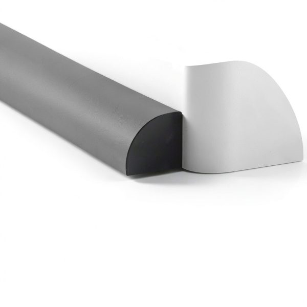 1/2 Inch Quarter Round Molding WURJHSONG Peel and Stick Black 79in-1