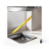 Flexible Quarter Round Molding GCJUYA White 118" L x 0.5" W-7
