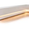 LED Baseboard Molding 12 Pcs 2.6ft White - Briwooody Classic Size 12-1