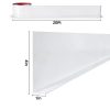 Flexible Baseboard Trim Duzzy 5in x 20ft Peel and Stick Black-1
