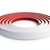 Flexible Quarter Round Molding Conwang 196in Silicone Trim White-1