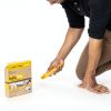 InstaTrim Trim Applicator 1/2 and 3/4 Inch Adhesive Molding Yellow-5