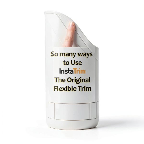 InstaTrim Trim Applicator 1/2 and 3/4 Inch Adhesive Molding Yellow-3