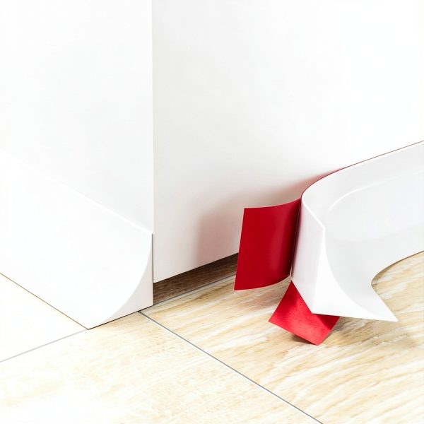 Flexible Quarter Round Molding by cuysfead – White Silicone Trim 9.8′-0