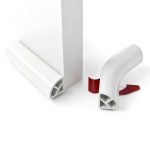 Flexible Quarter Round Molding Conwang 196in Silicone Trim White-0